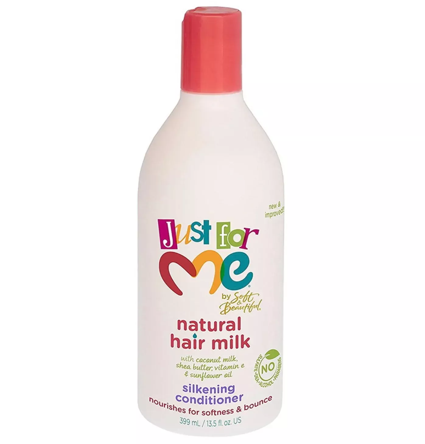 JUST FOR ME Natural Hair Milk Silkening Conditioner (13.5 oz)