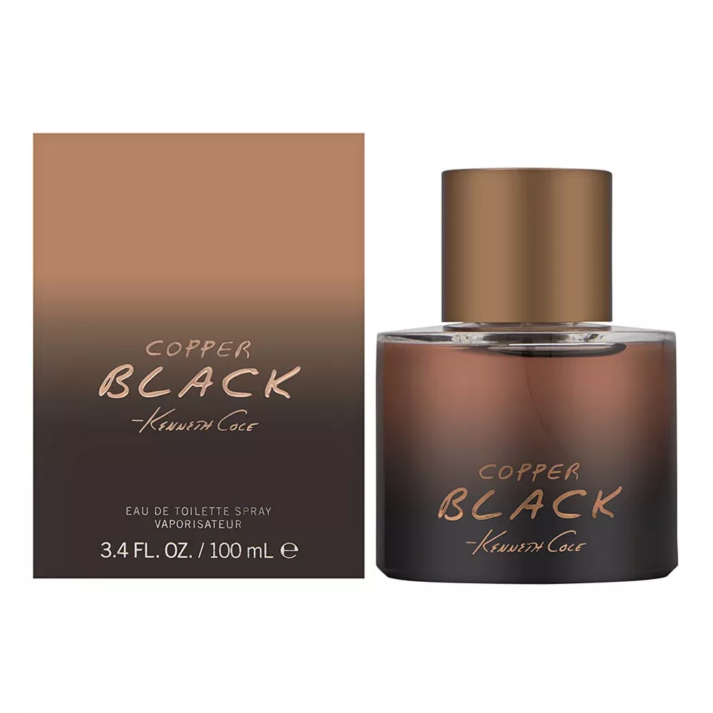 Kenneth Cole Copper Black for Men 3.4 oz Eau de Toilette Spray