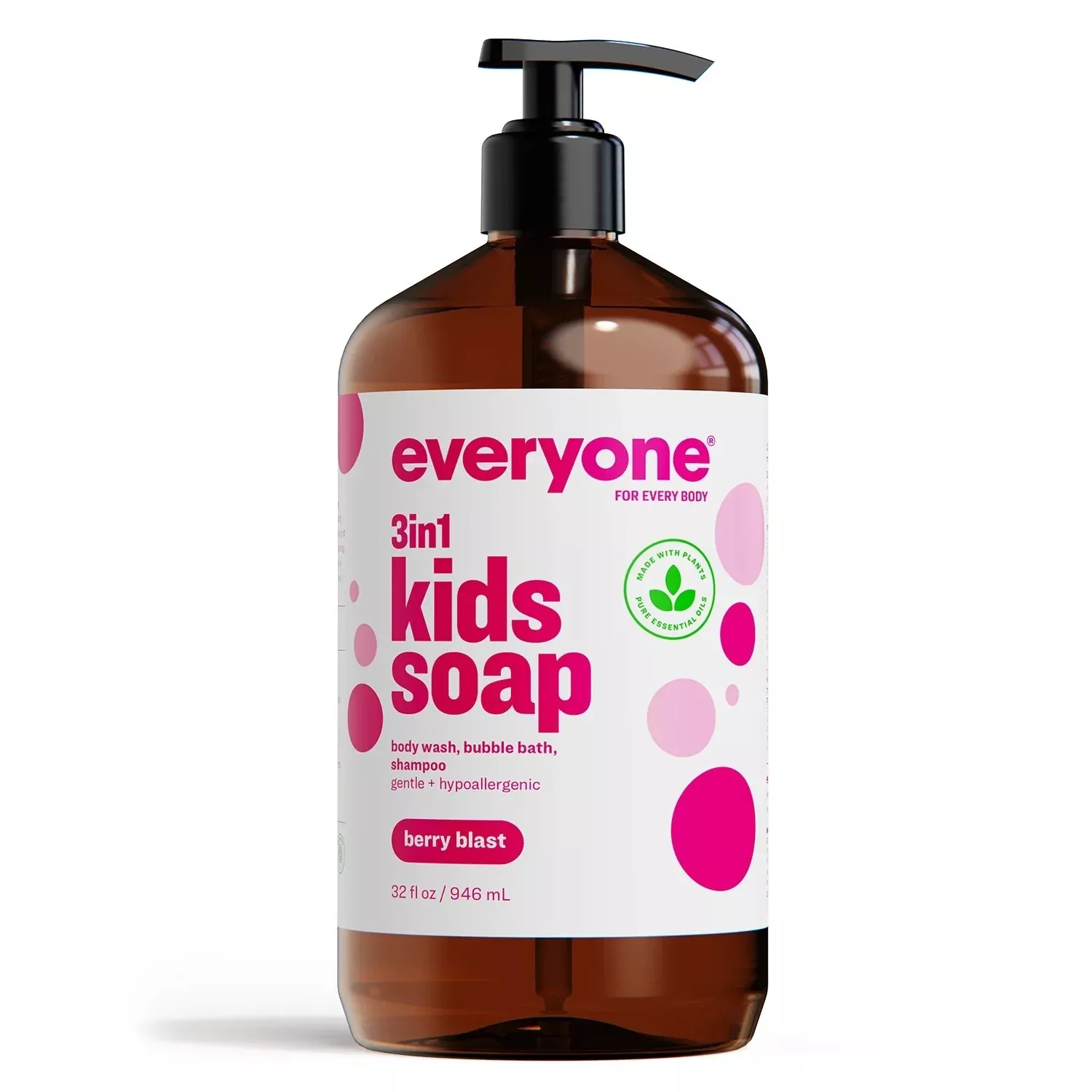Kid 3-in-1 Shampoo, Body Wash & Bubble Bath – Berry Blast