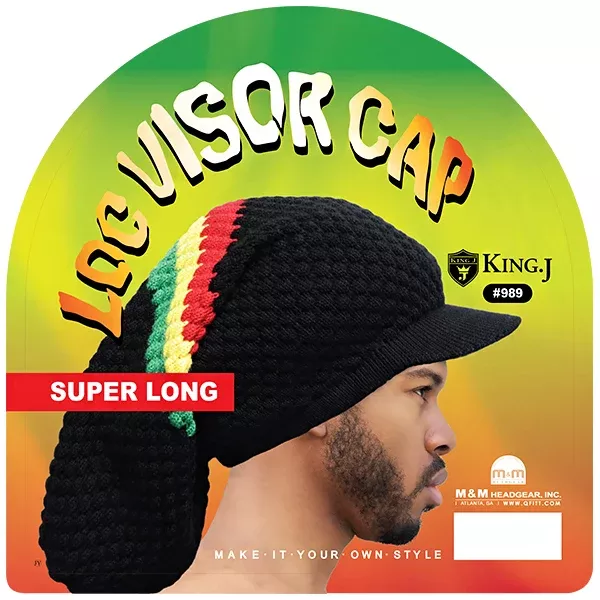 King J #989Loc Visor Cap Super Long