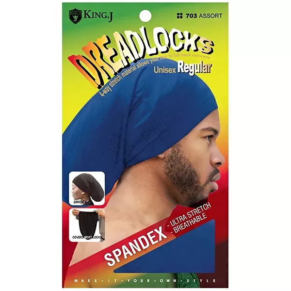 King J Spandex Cap for Dreadlocks Unisex Regular