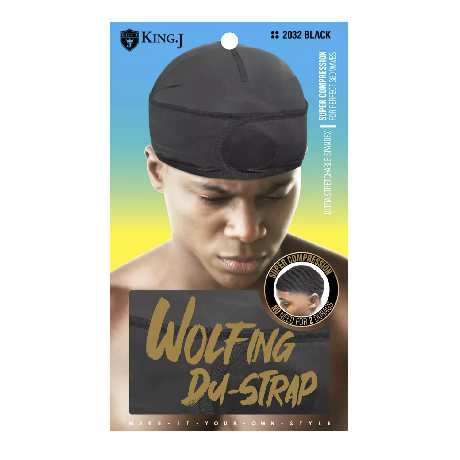 King.J Woolfing Du-Strap Black