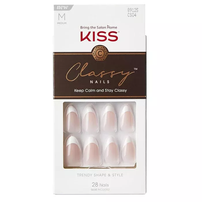 Kiss Classy Nails Kit 28 PCS - DASHING