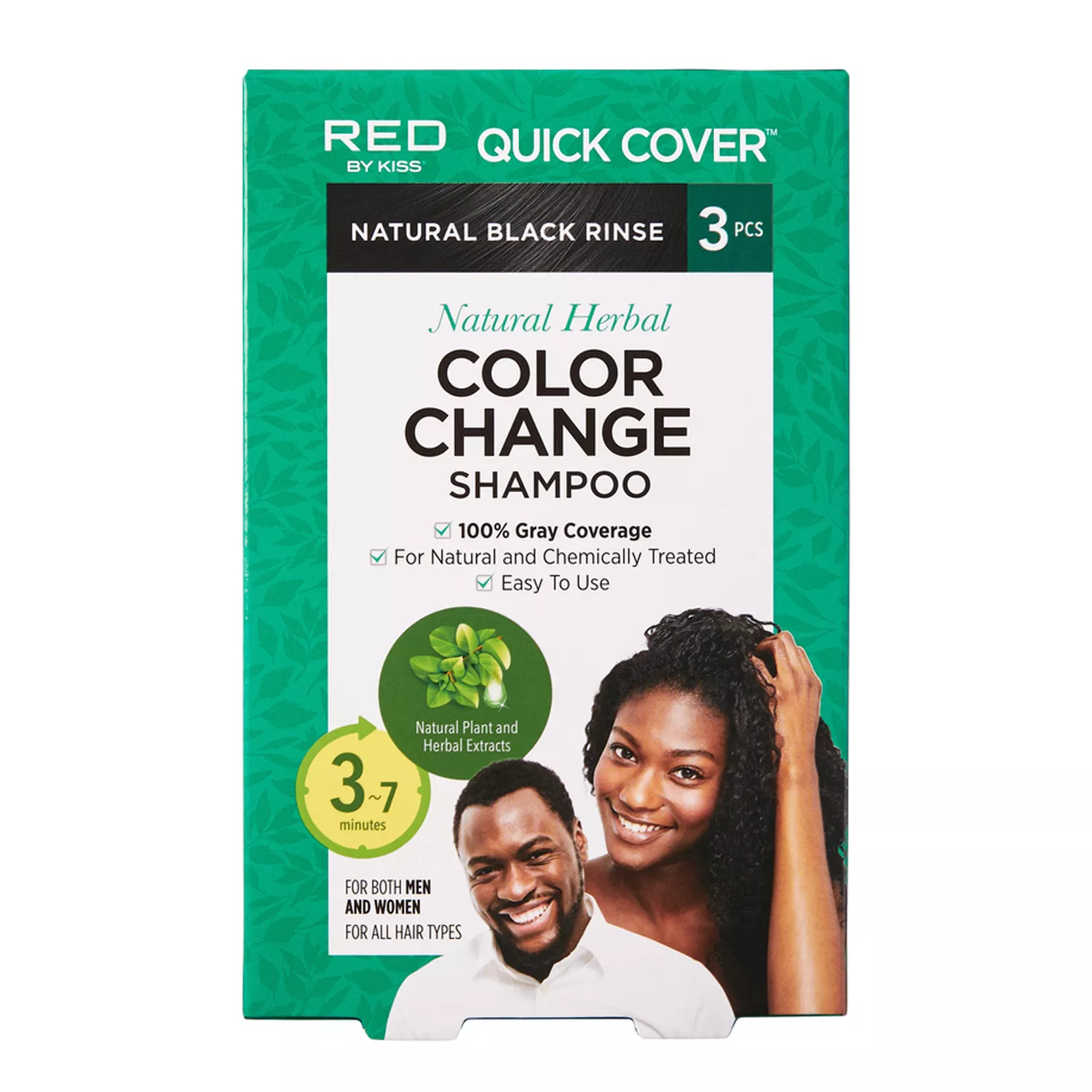 Kiss Color Change Shampoo 0.51oz/15ml 3pcs