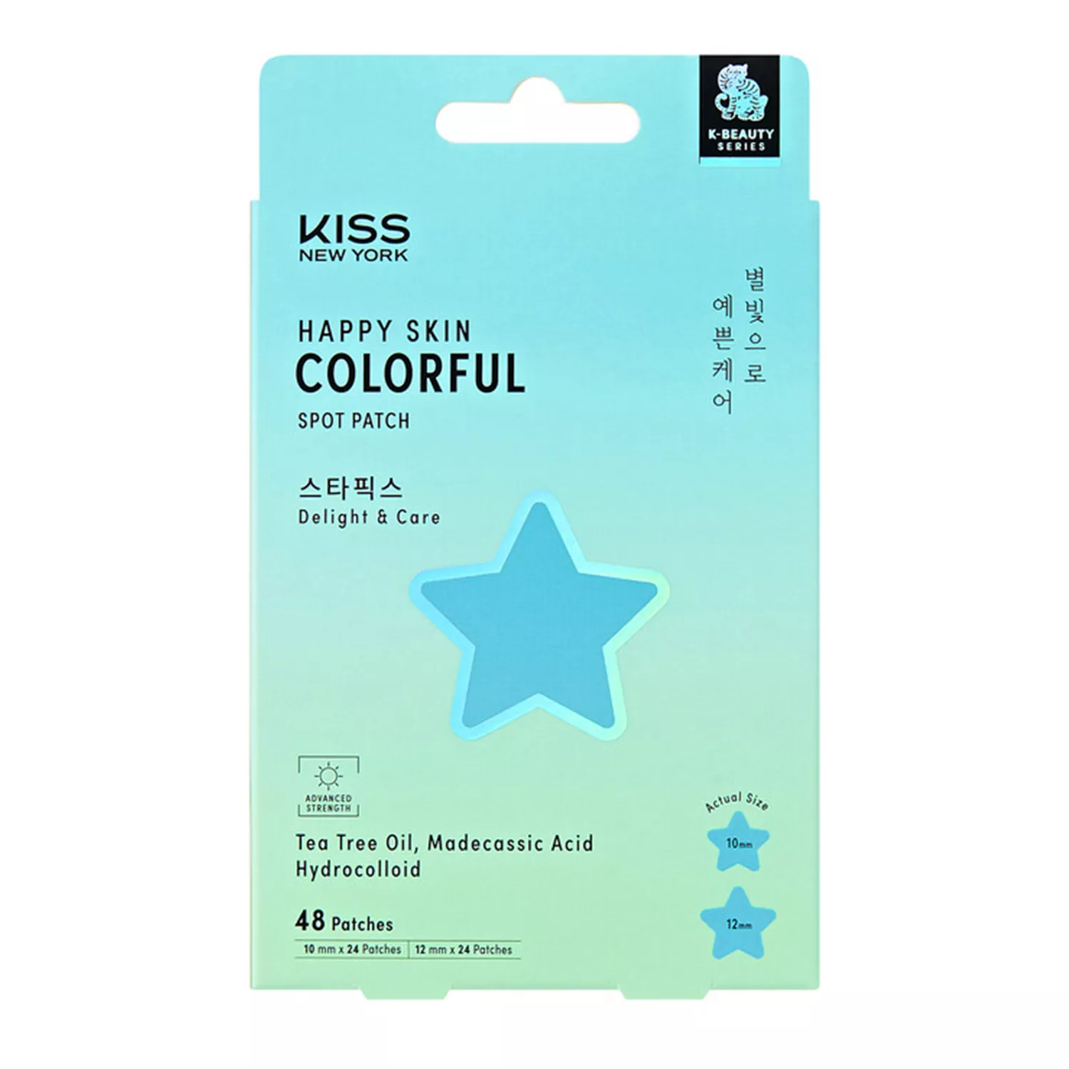 Kiss Colorful Acne Patches Star 48pcs