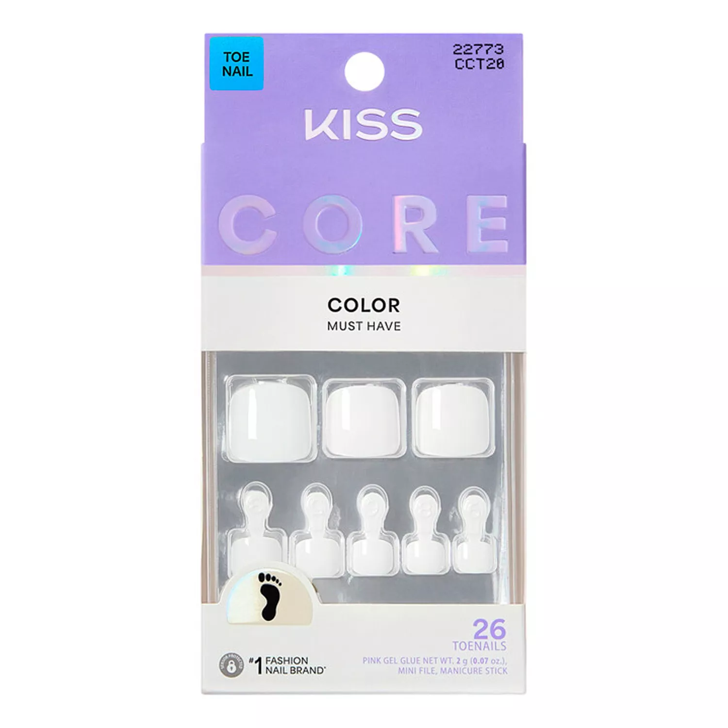 Kiss Core Toenails 26 Toenails