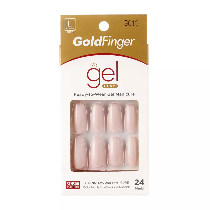 KISS GOLDFINGER GEL GLAM SOLID COLOR NAILS - GC13