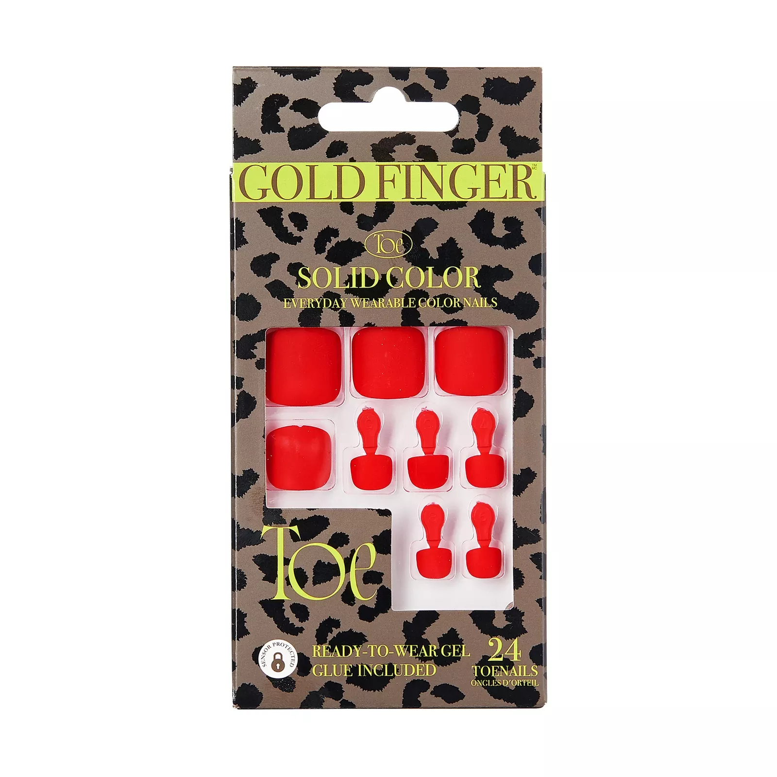 KISS GOLDFINGER SOLID COLORS TOENAILS THE BEST - GCT01