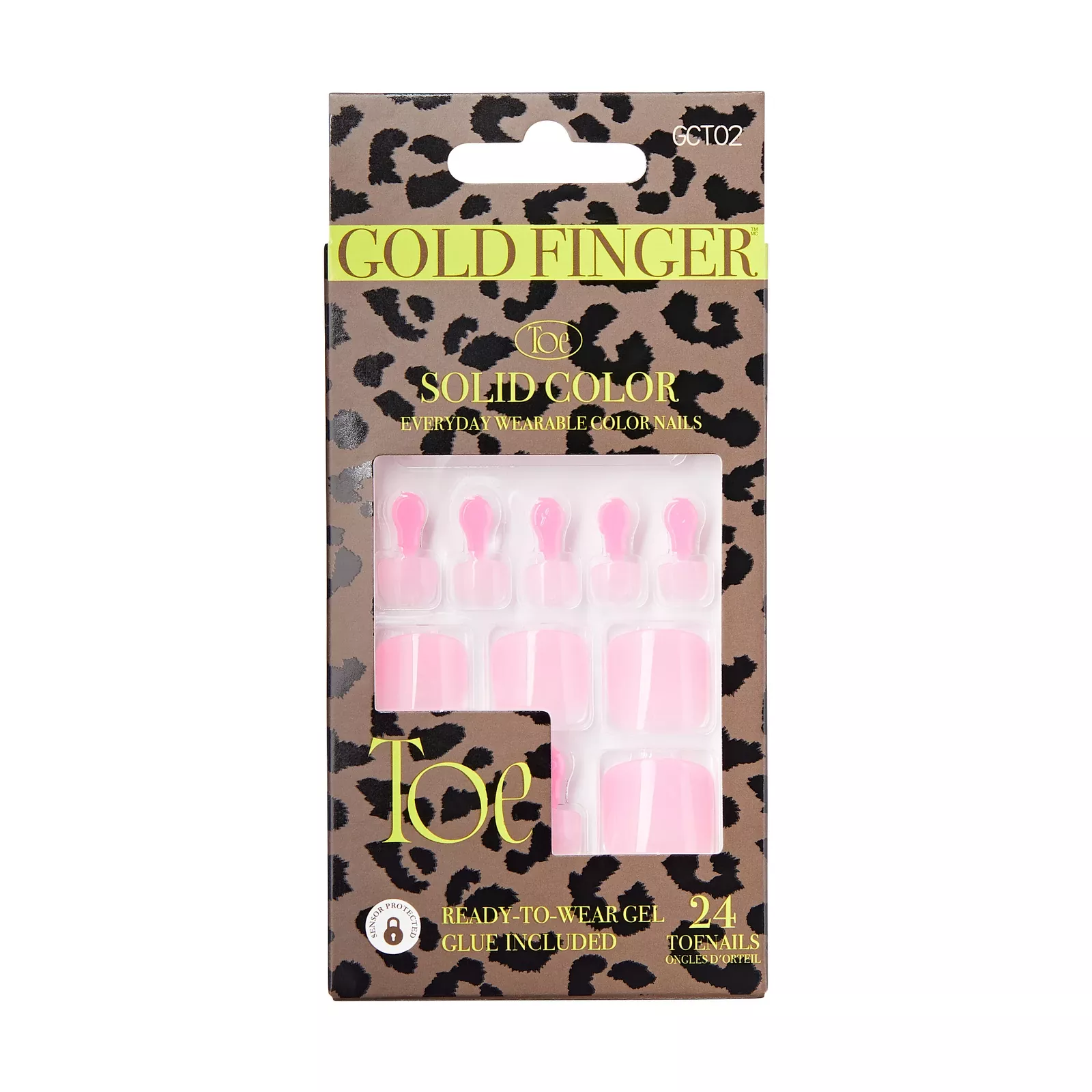KISS GOLDFINGER SOLID COLORS TOENAILS COLORED - GCT02