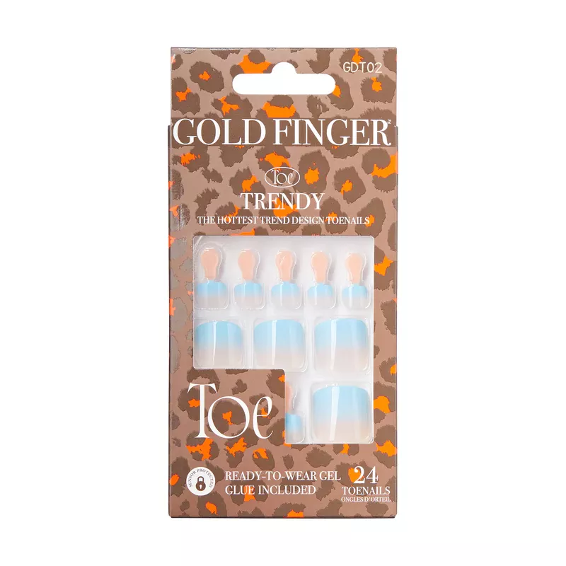 KISS GOLDFINGER SOLID COLORS TOENAILS ONLY ME - GDT02
