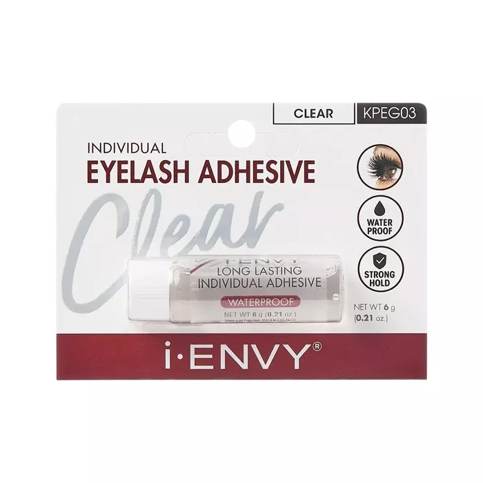 Kiss i-Envy Individual Eyelash Adhesive - CLEAR KPEG03