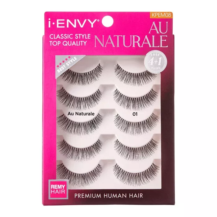 Kiss i-envy Remy Hair Eyelashes - AU NATURAL MULTI PACK