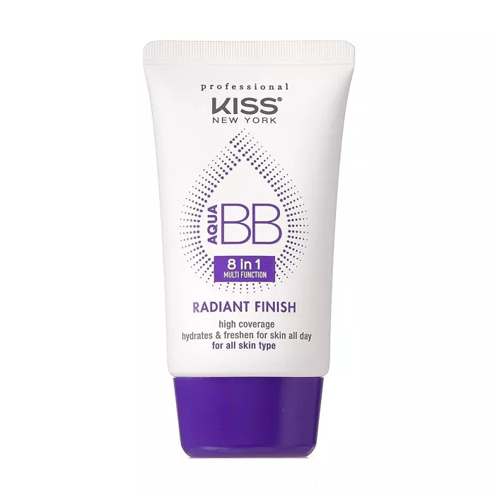 Kiss New York Professional 8 in 1 Multi Function Aqua Beauty Balm 1.42 Fl Oz