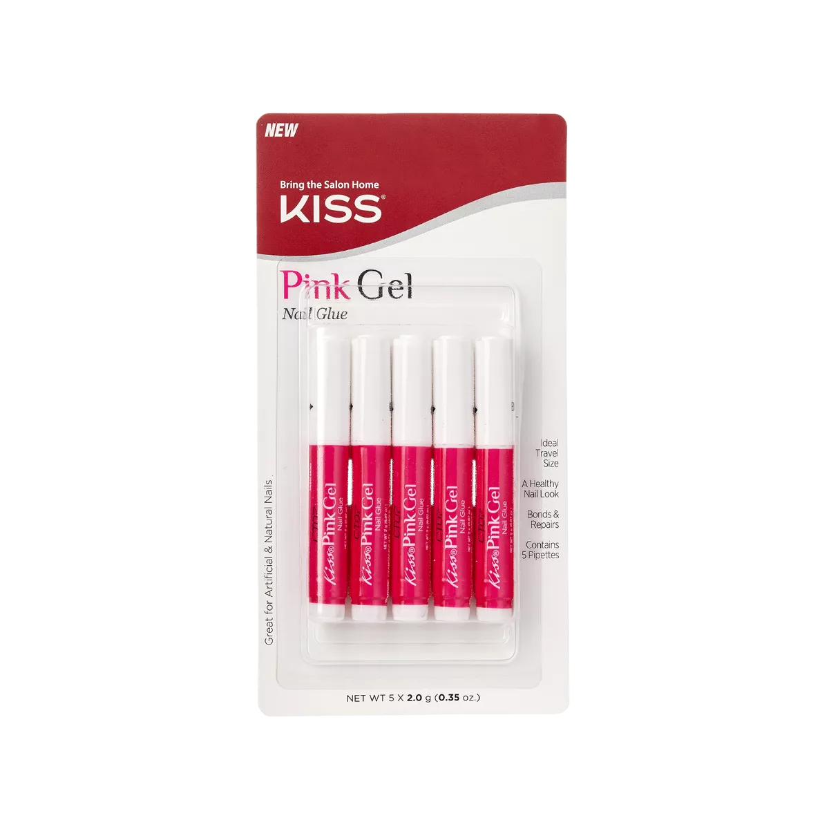 KISS PINK GEL NAIL GLUE - IBGL04