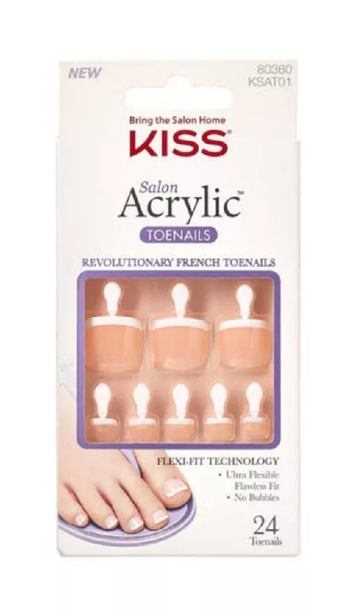 KISS SALON ACRYLIC 24 TOENAIL