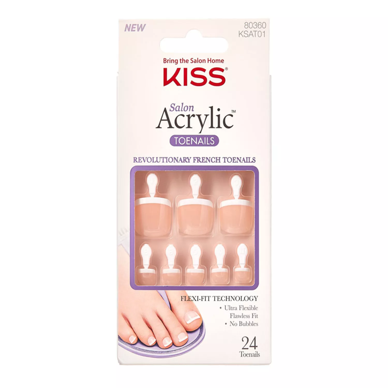 Kiss Salon Acrylic 24 Toenails