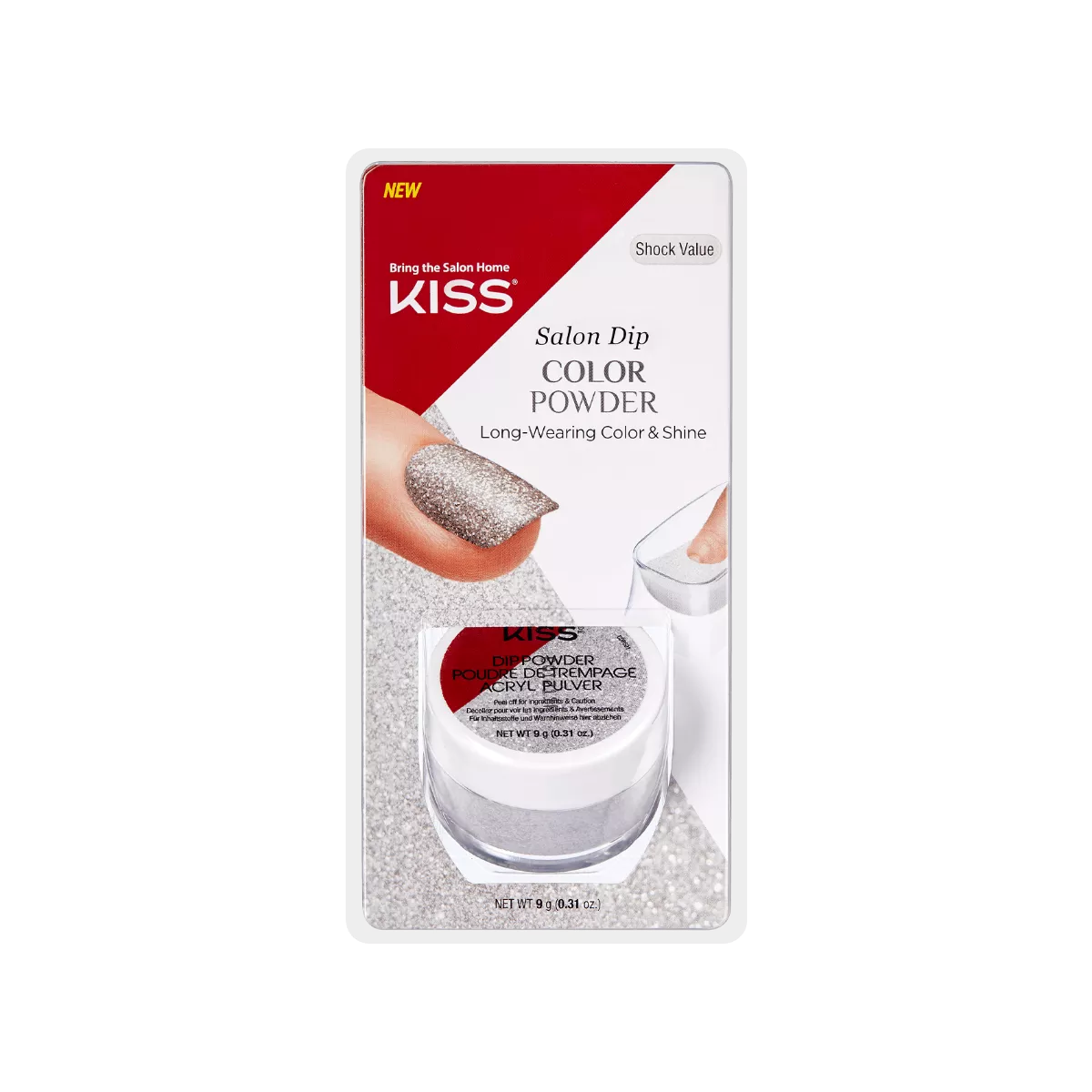 KISS SALON DIP COLOR POWDER - KSDC06 SHOCK VALUE