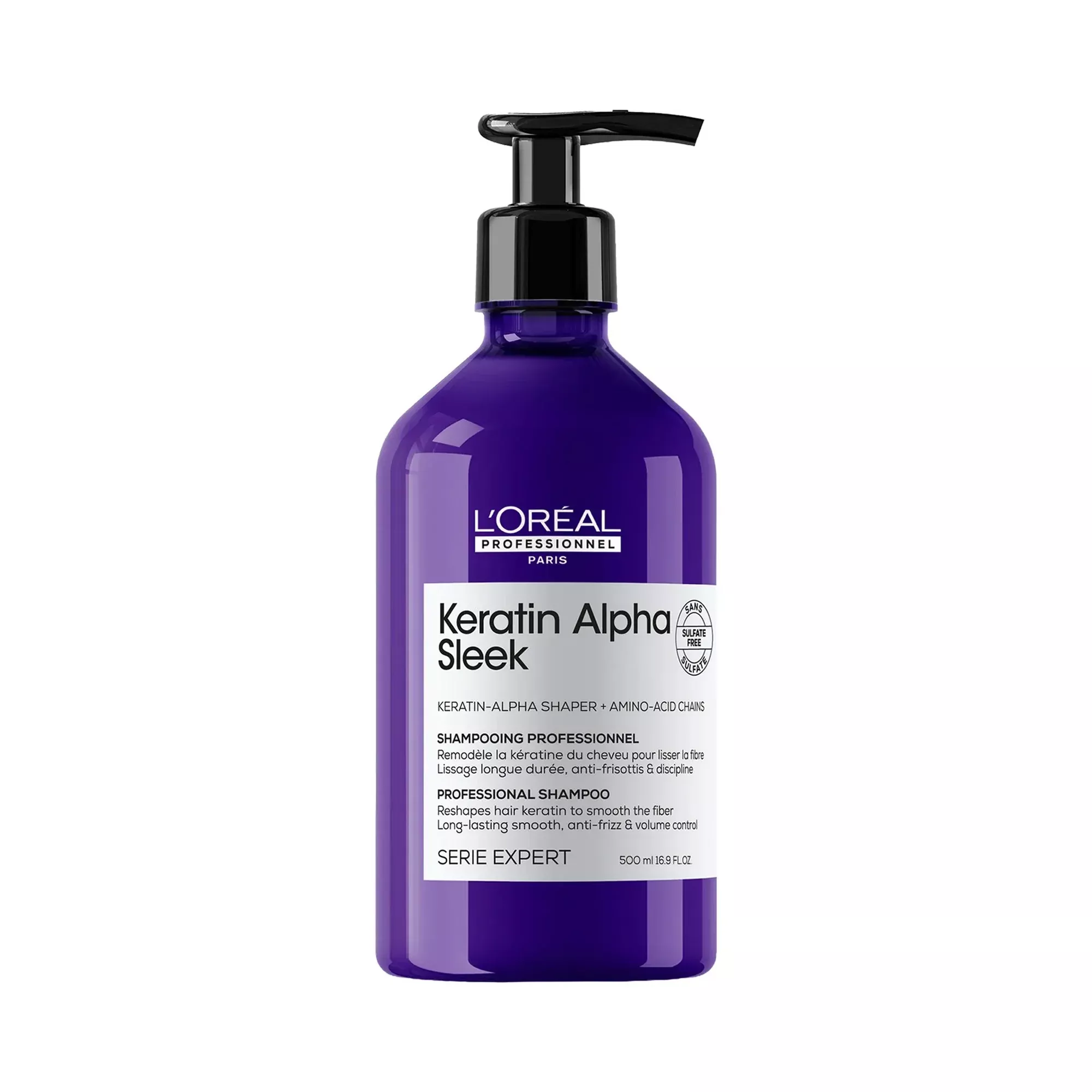 L'Oreal Serie Expert Keratin Alpha Sleek Shampoo