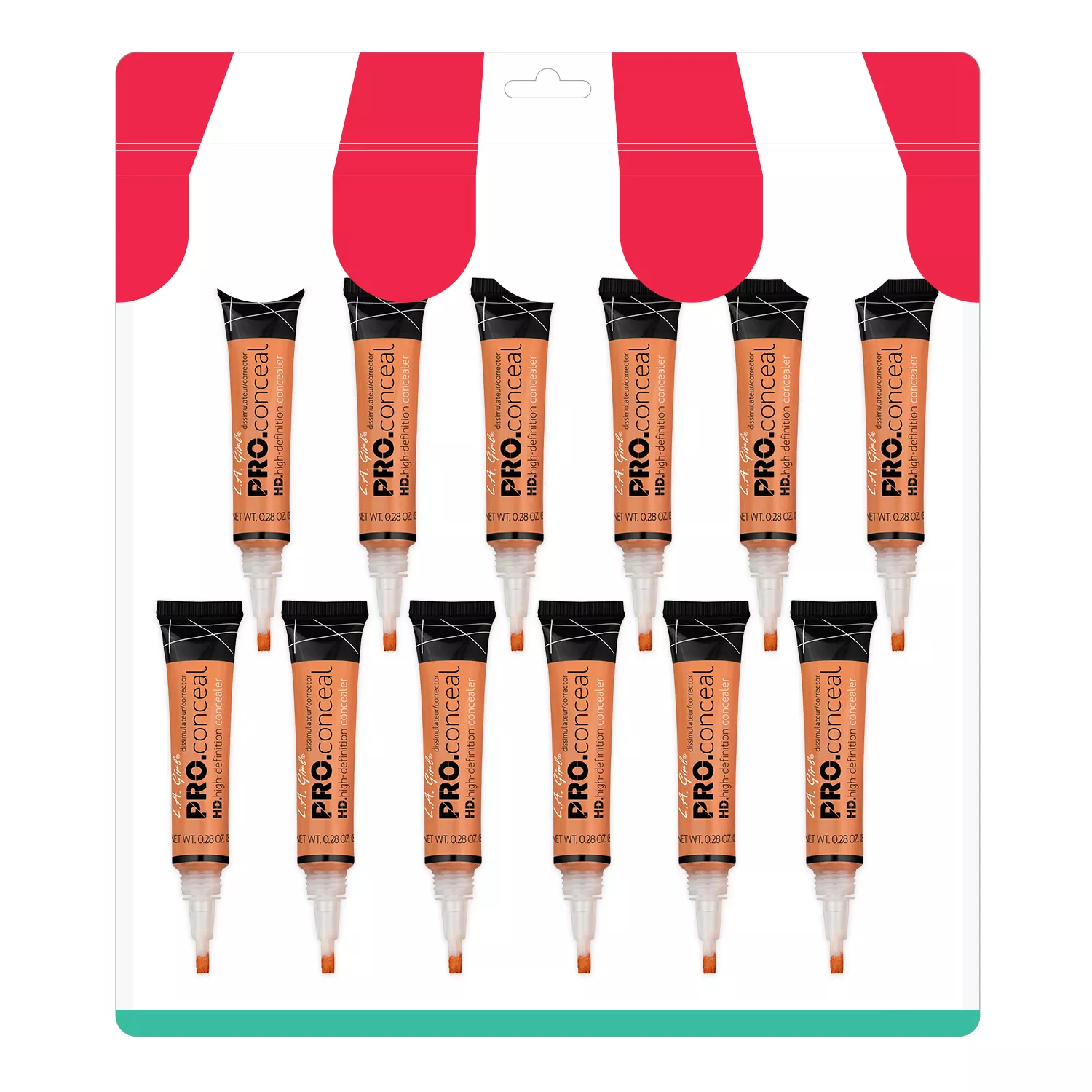 LA GIRL Pro Conceal HD Concealer Orange Corrector 12Pcs Set