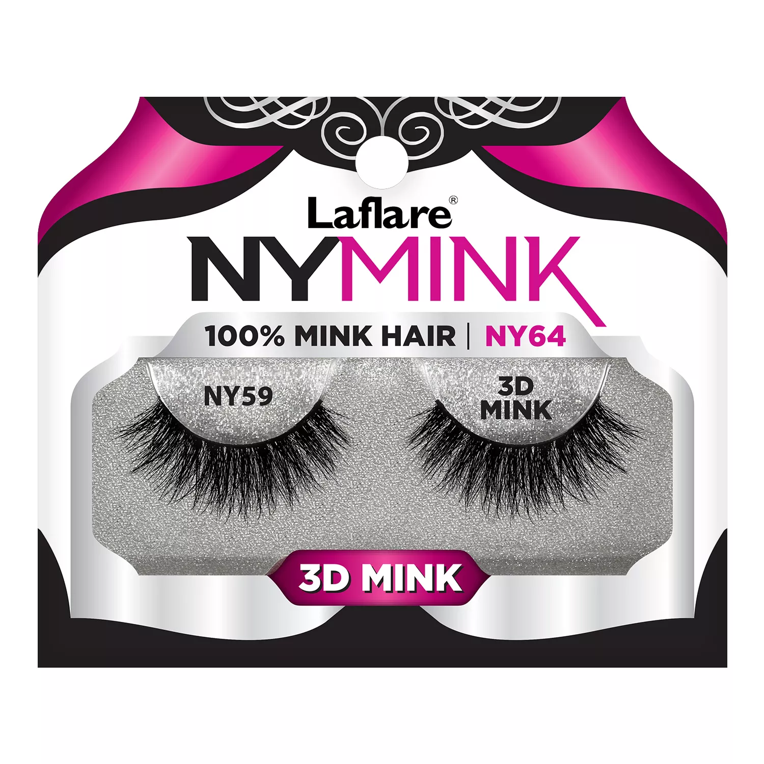 Laflare 100% Mink Hair 3D NY Mink Eyelashes