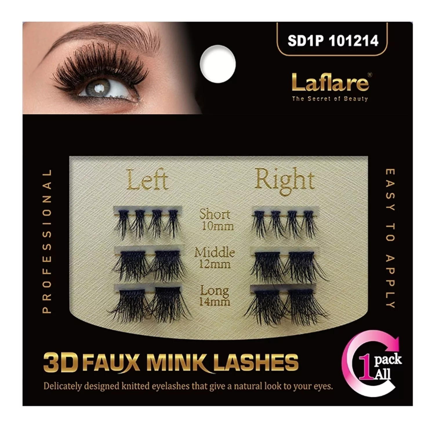 Laflare 3D Faux Mink Eyelashes