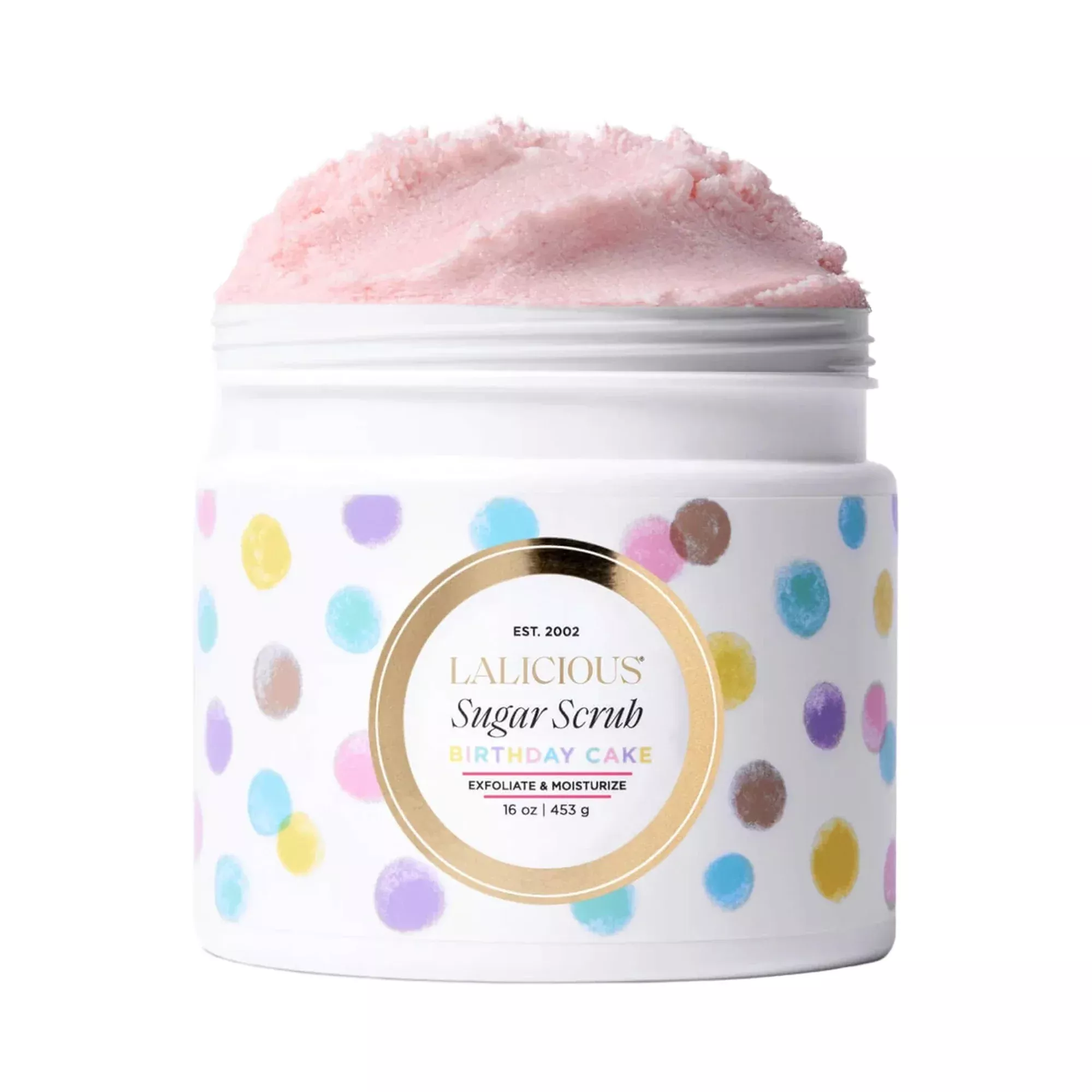 LALICIOUS Birthday Cake Sugar Scrub
