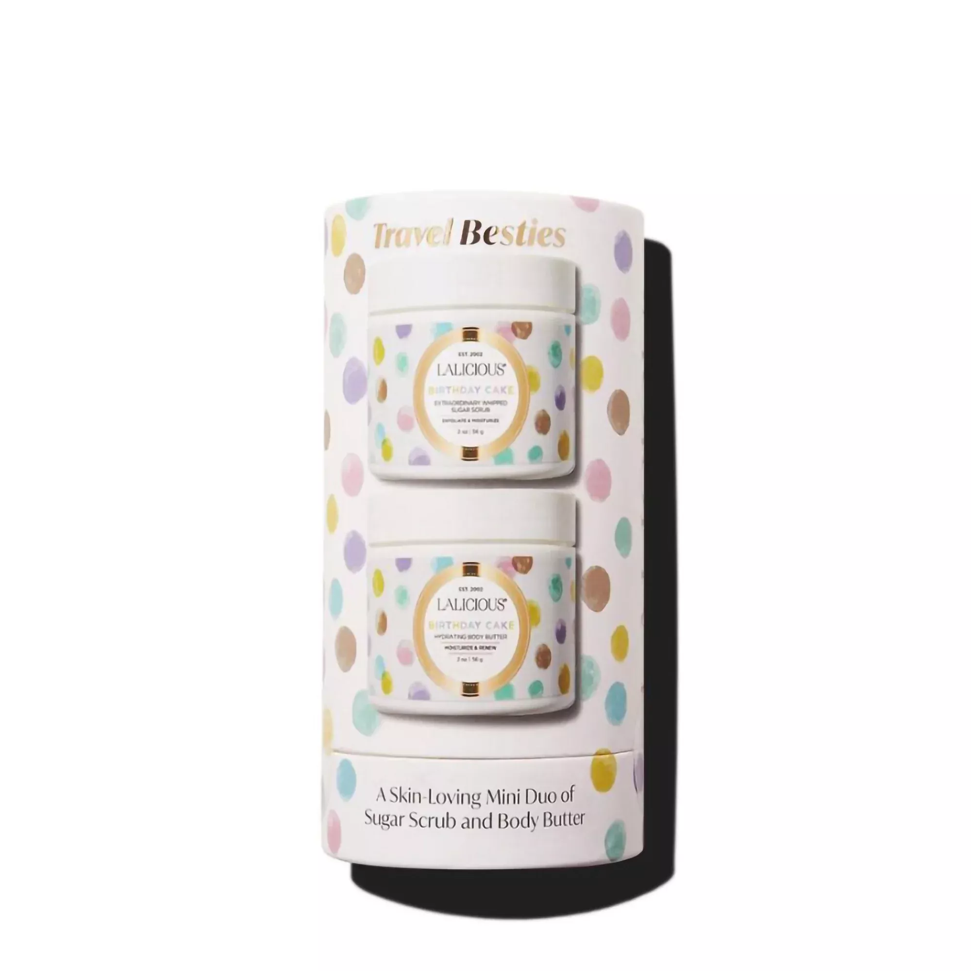 LALICIOUS Travel Besties Scrub & Butter Duo