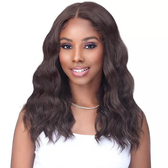 Laude & Co Human Hair Blend Glueless HD 13x4 Lace Front Wig - CHARLIE