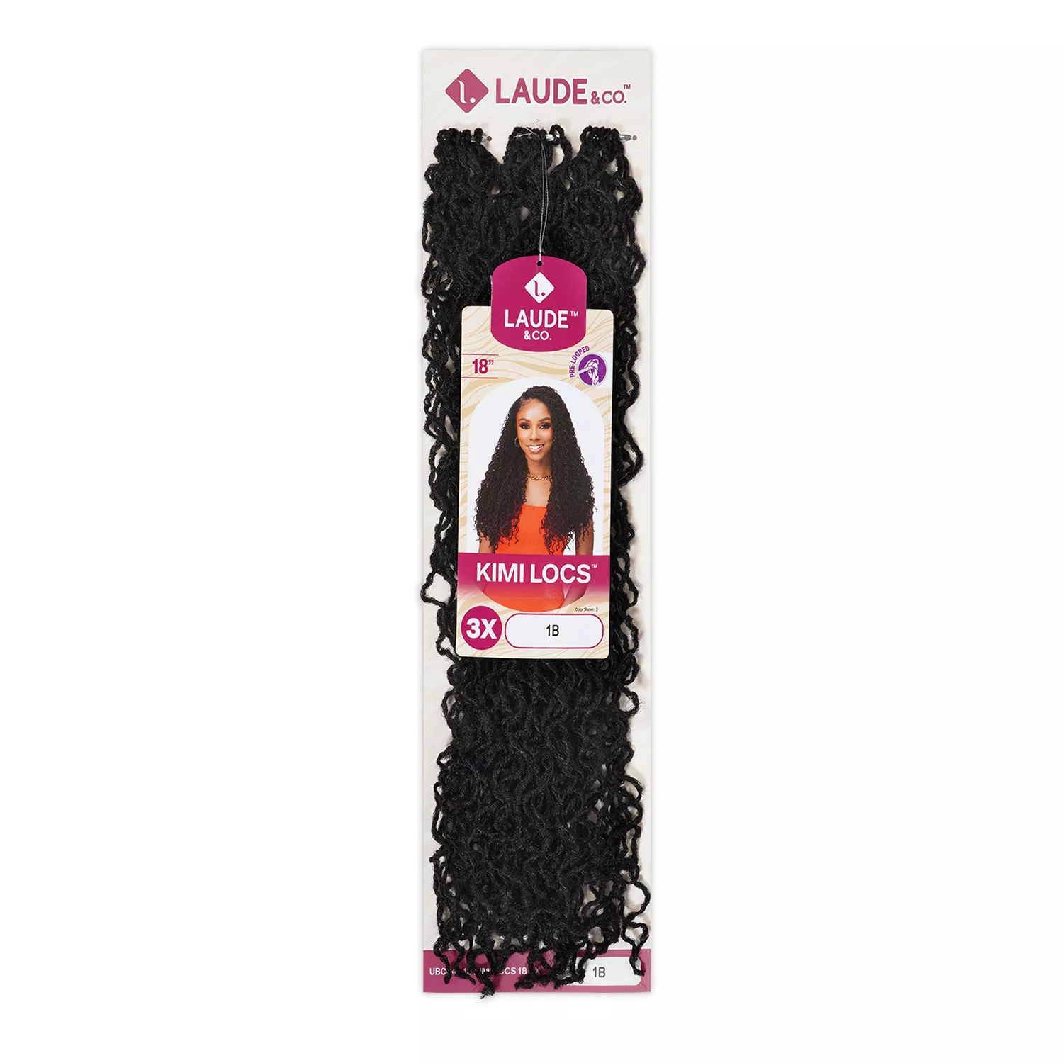 Laude Crochet Braids African Roots Braid Collection Micro Locs 18" 3X (Kimi Locs)