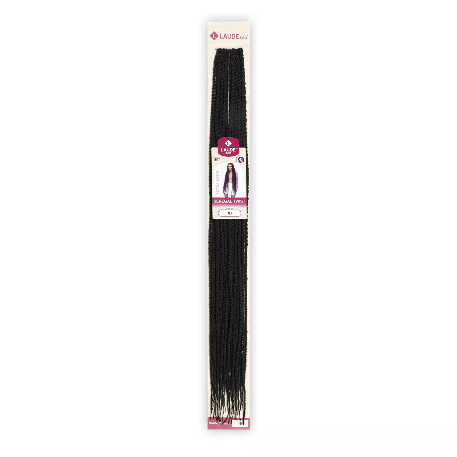 Laude Crochet Braids Pre-Looped Senegal Twist 40"