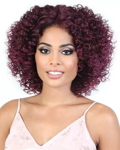 LDP-Ginger Lace Front & Lace Part Synthetic Wig by Motown Tress