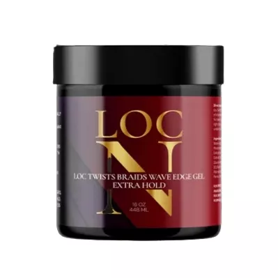 LOCN LOC TWIST BRAIDS WAVE EDGE GEL EXTRA HOLD 16oz