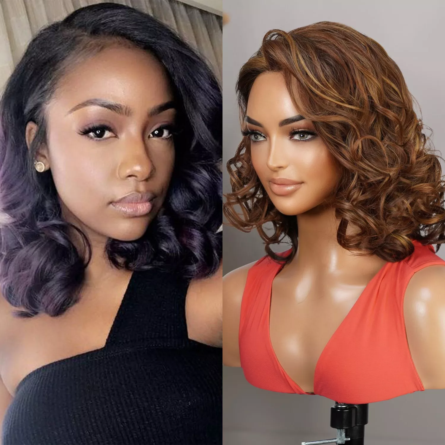 Loose Curl Bob Half Wig Dufa DF0020