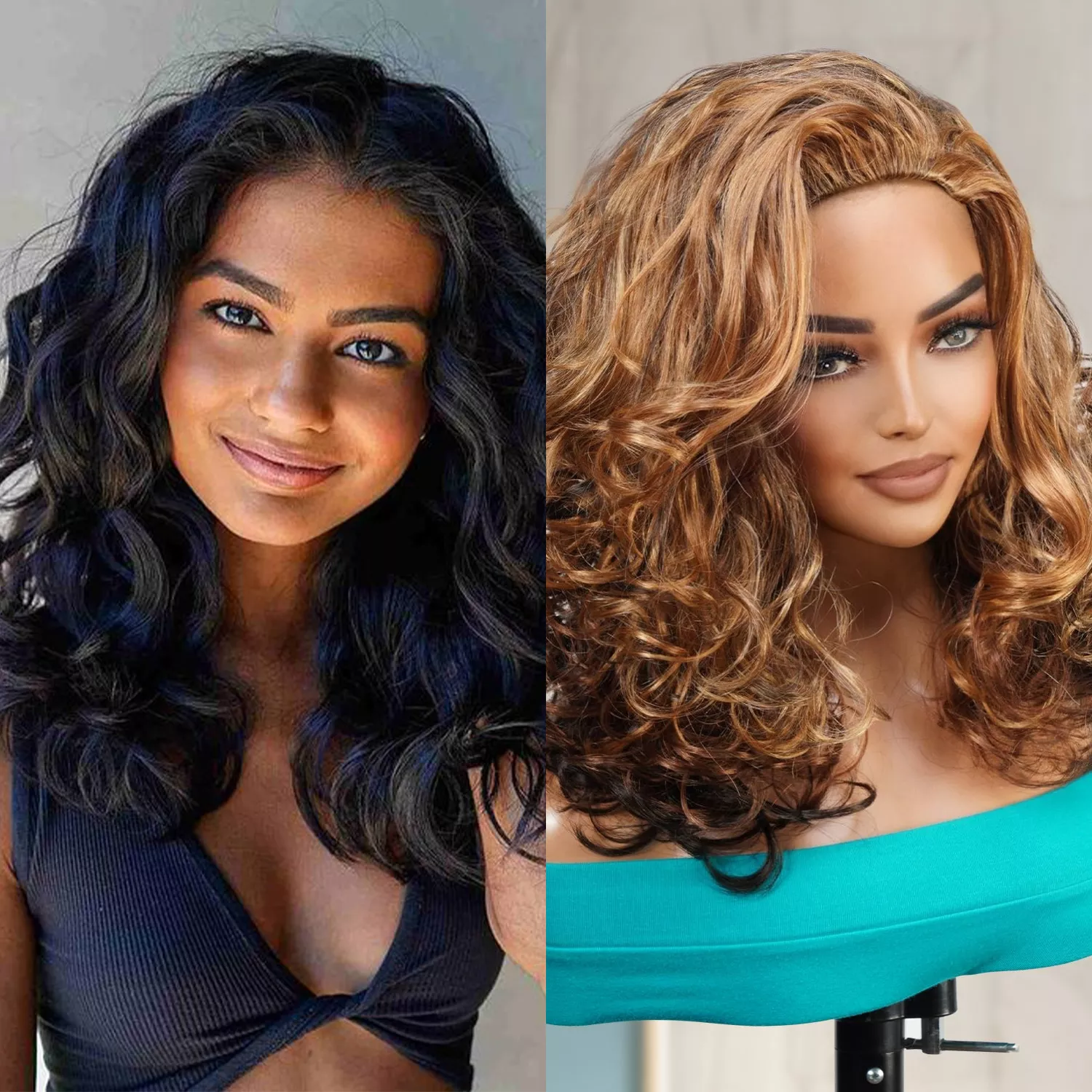 Loose Curly Half Wig Pazazz RV-Myla