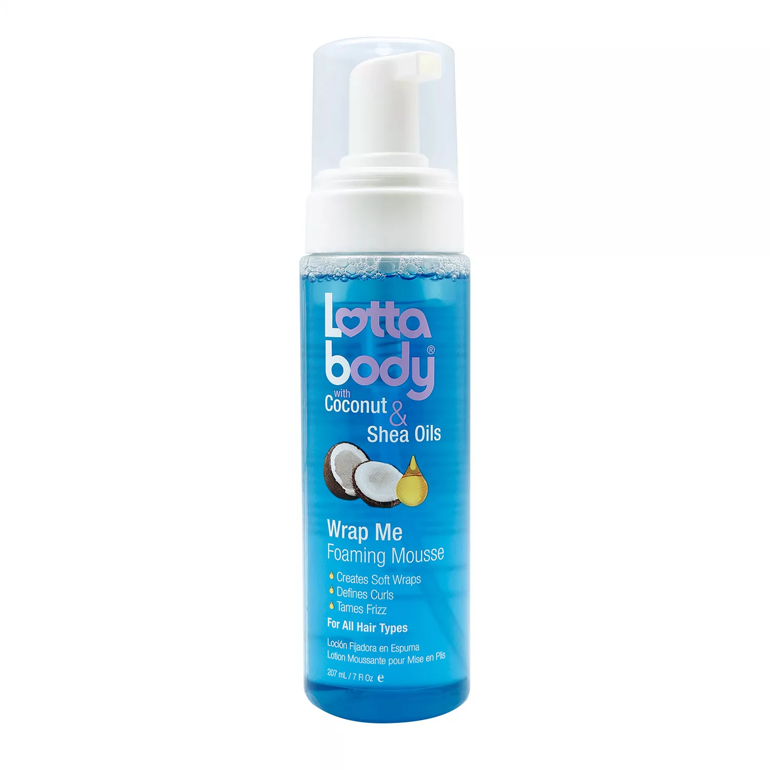 Lottabody Coconut & Shea Oils Wrap Me Foaming Mousse 7oz/207ml