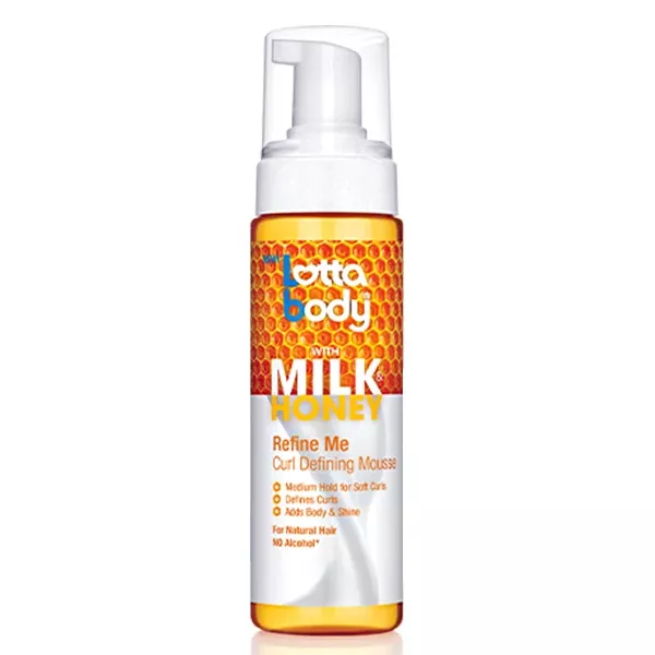 Lottabody Milk & Honey Refine MeCurl Defining Mousse 7oz