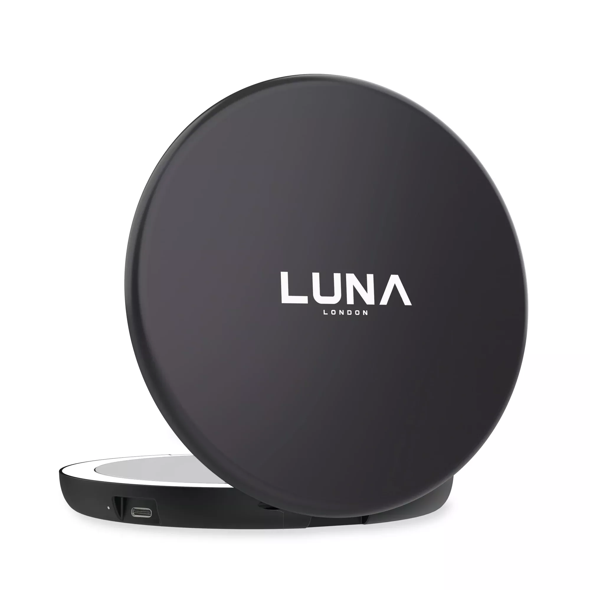 LUNA London COMPACT 2.0 7x/1x Magnifying LED Compact Mirror