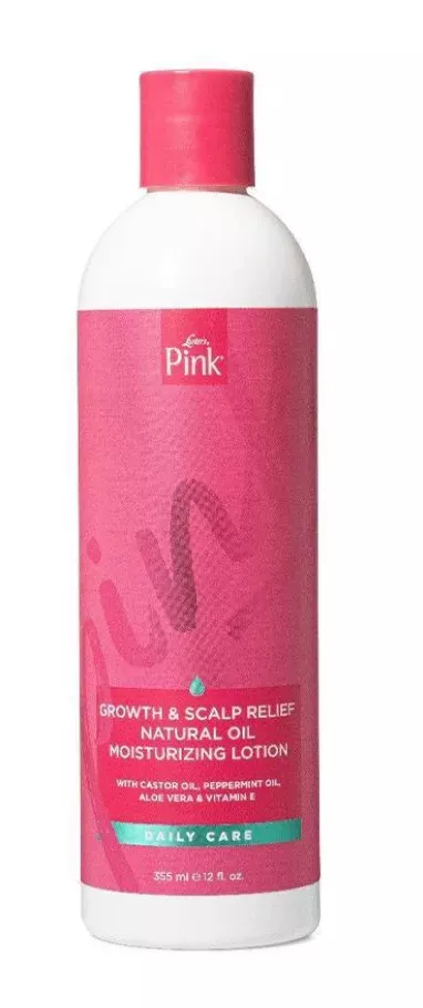 Luster's Pink Growth & Scalp Relief Natural Oil Moisturizing Lotion