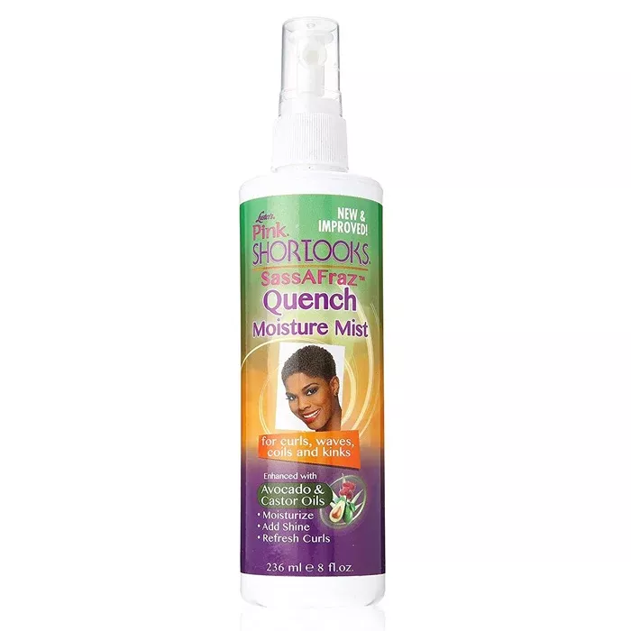 Luster's Pink Shorlooks Sassafraz Quench Moisture Mist 8 Oz