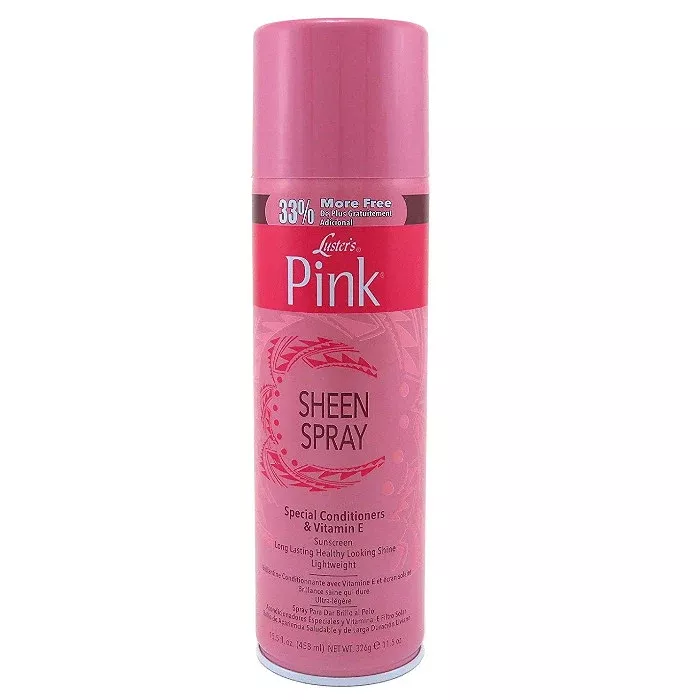 Lusters Pink Sheen Spray Conditioner & Vitamin E Sunscreen 15.5 Oz