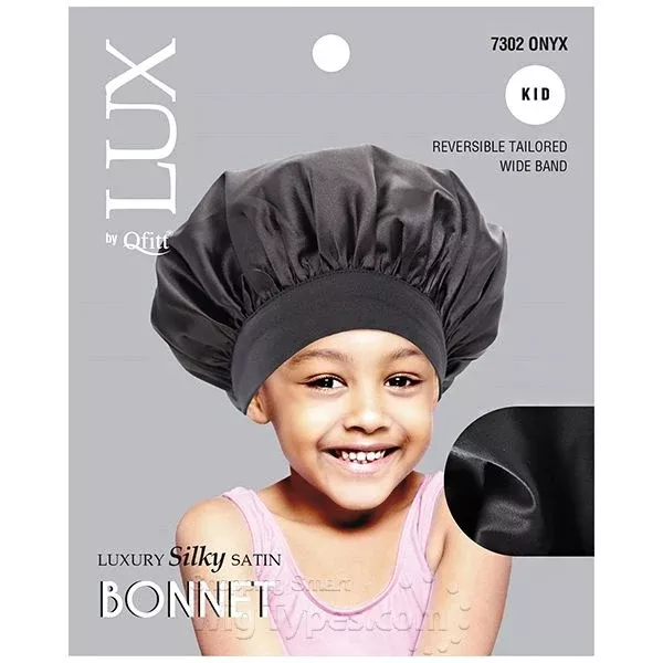 LUX By Qfitt Luxury Silky Satin Bonnet kid