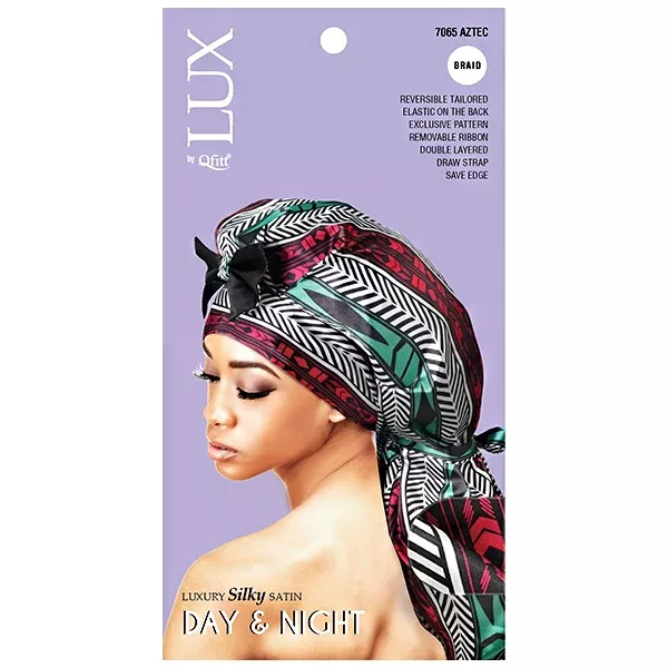 Lux by Qfitt Luxury Silky Satin Day & Night - Braid #7065 Afro Assort