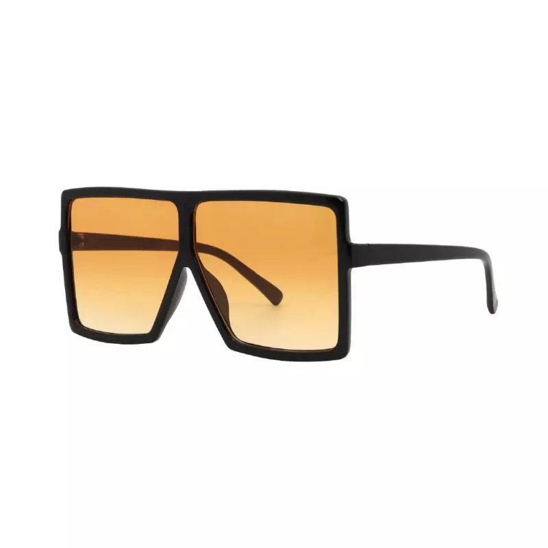 MAD SHADE BOLD BLACK FLAT TOP FRAME SUNGLASSES #52 - SUN52V5