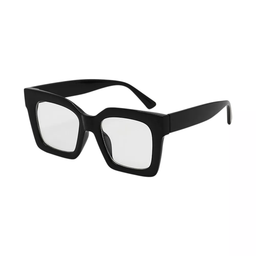 MAD SHADE OVERSIZED SQUARE BLACK SUNGLASSES #28 - SUN28V3