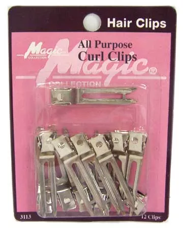 Magic All Purpose Curl Clips 12 Clips
