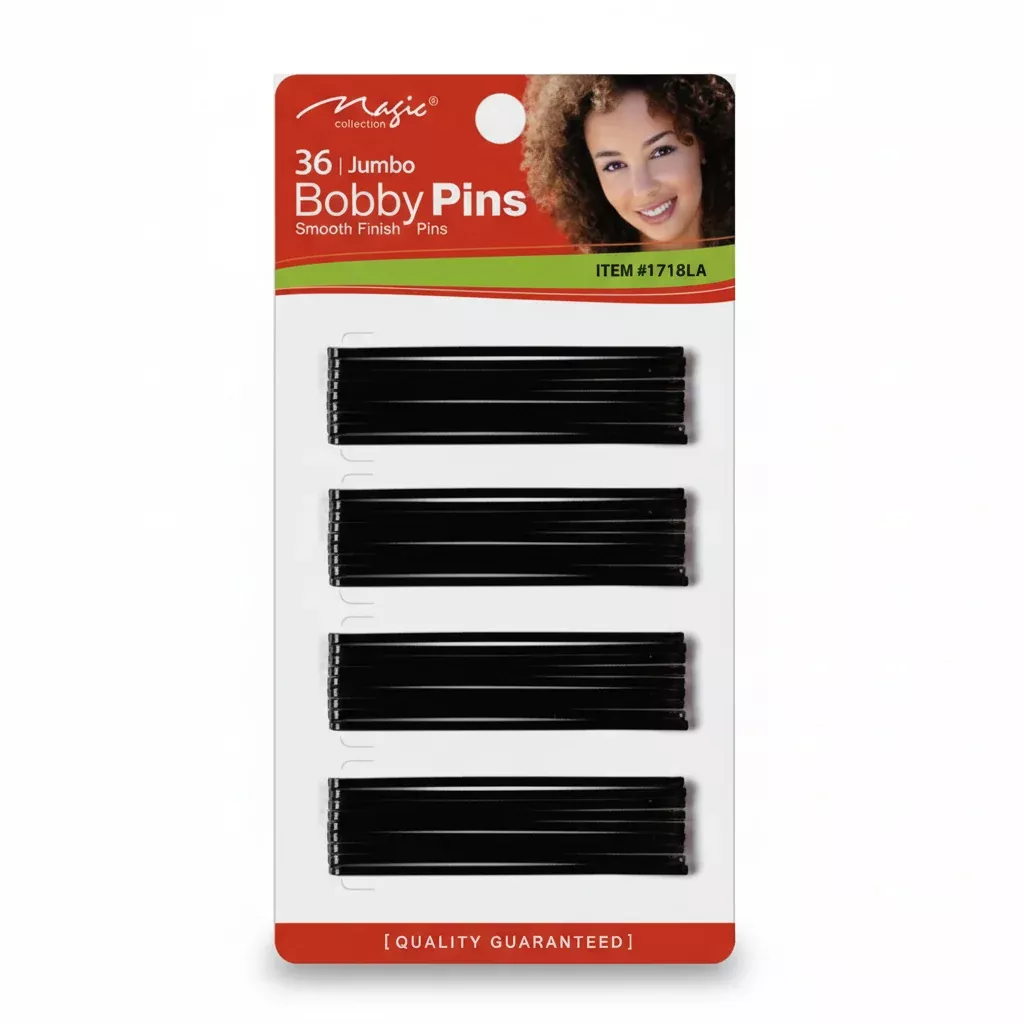 Magic Collection 36 Jumbo Bobby Pins - 171BLA