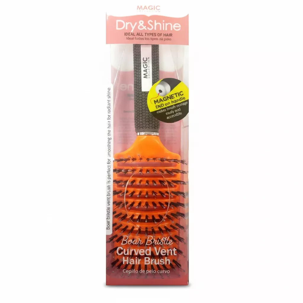Magic Collection Boar Bristle Curved Vent Hair Brush – 2482