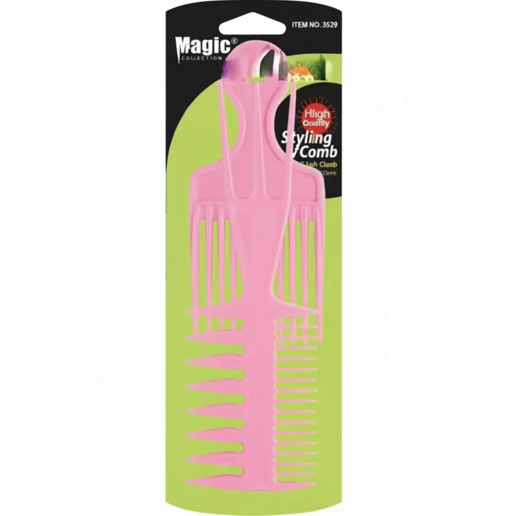 Magic Collection Double Fish Comb & Rake Handle Comb – 2509