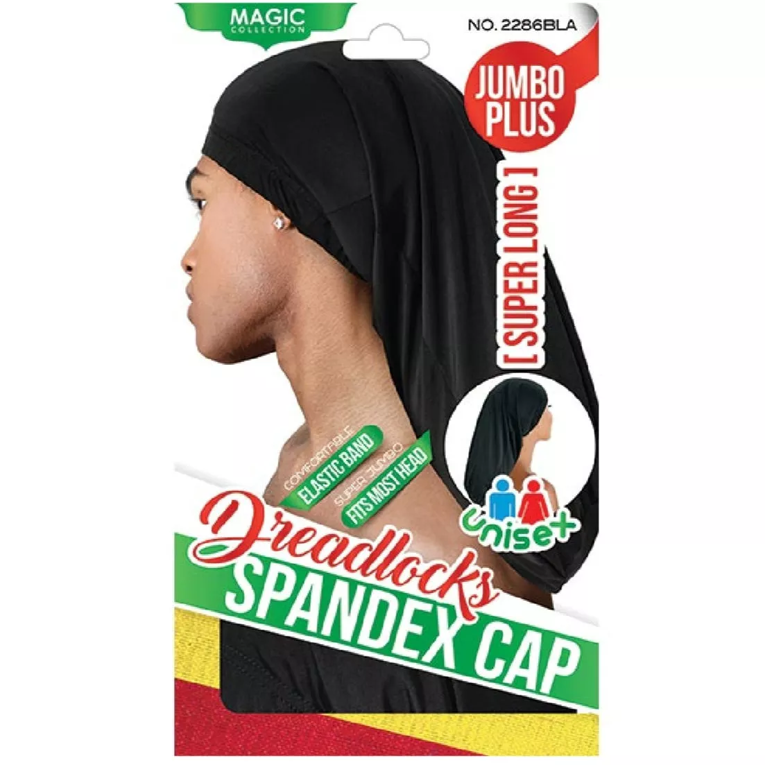 MAGIC COLLECTION DREADLOCKS SPANDEX CAP LONG