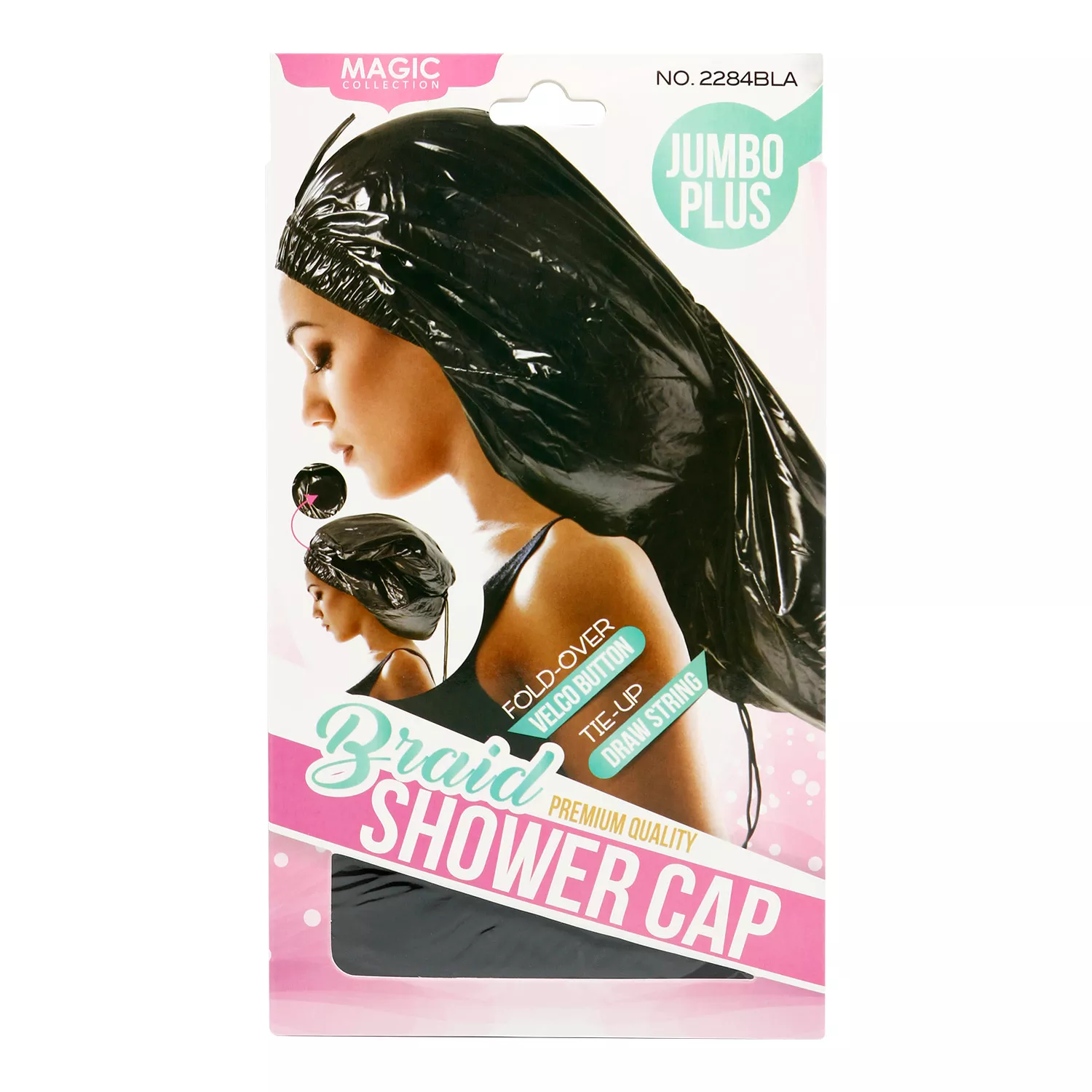 Magic Collection Jumbo Plus Braid Shower Cap